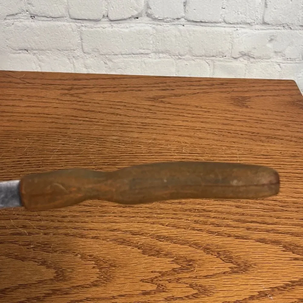 Cutco No.16 Stainless Steel Turner Spatula Marbled Brown Handle Vintage USA